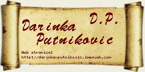 Darinka Putniković vizit kartica